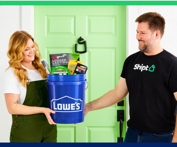 Lowe's delivery with Shipt ad image